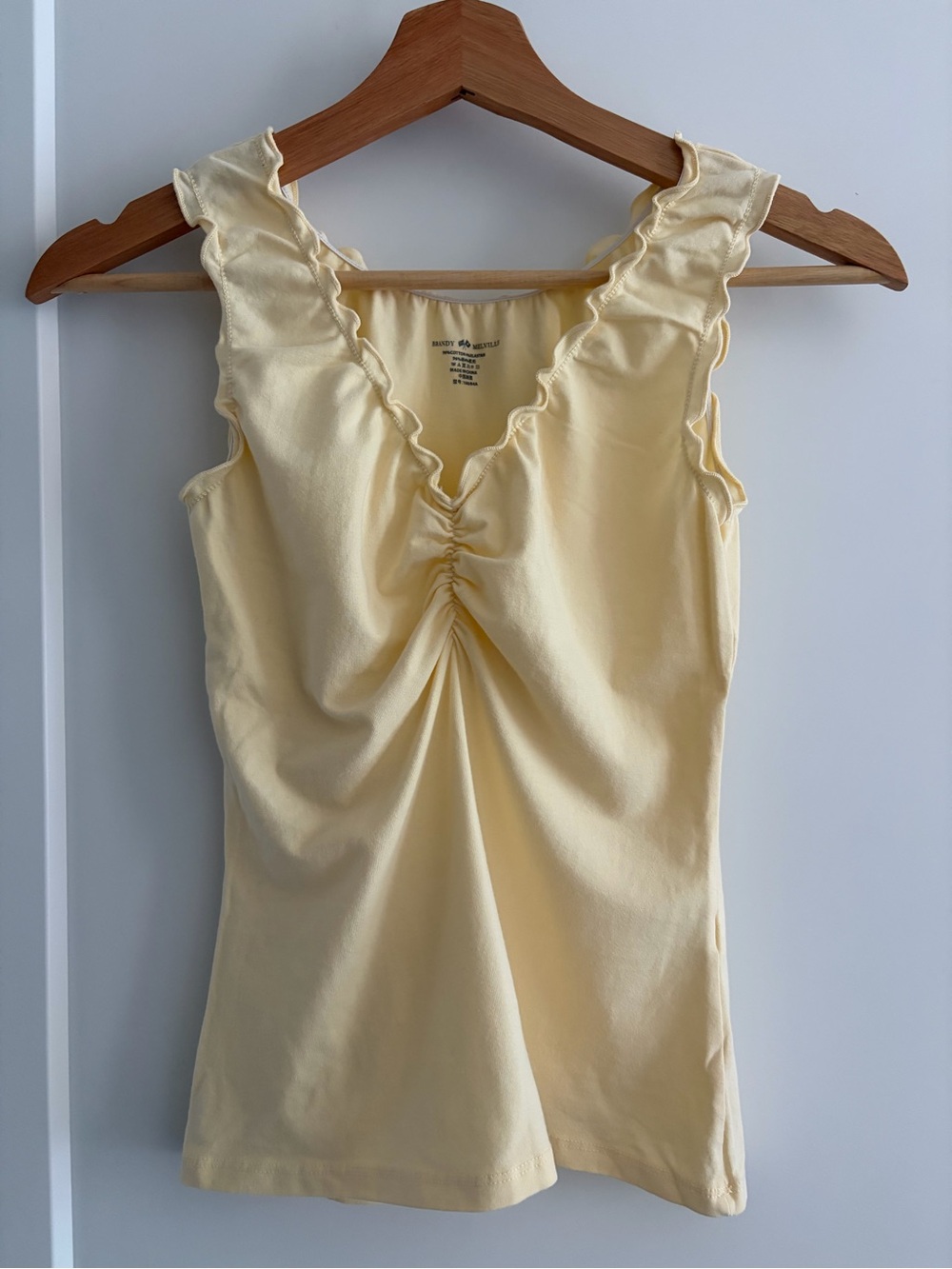 Brandy Melville Malena Yellow Tank Top
